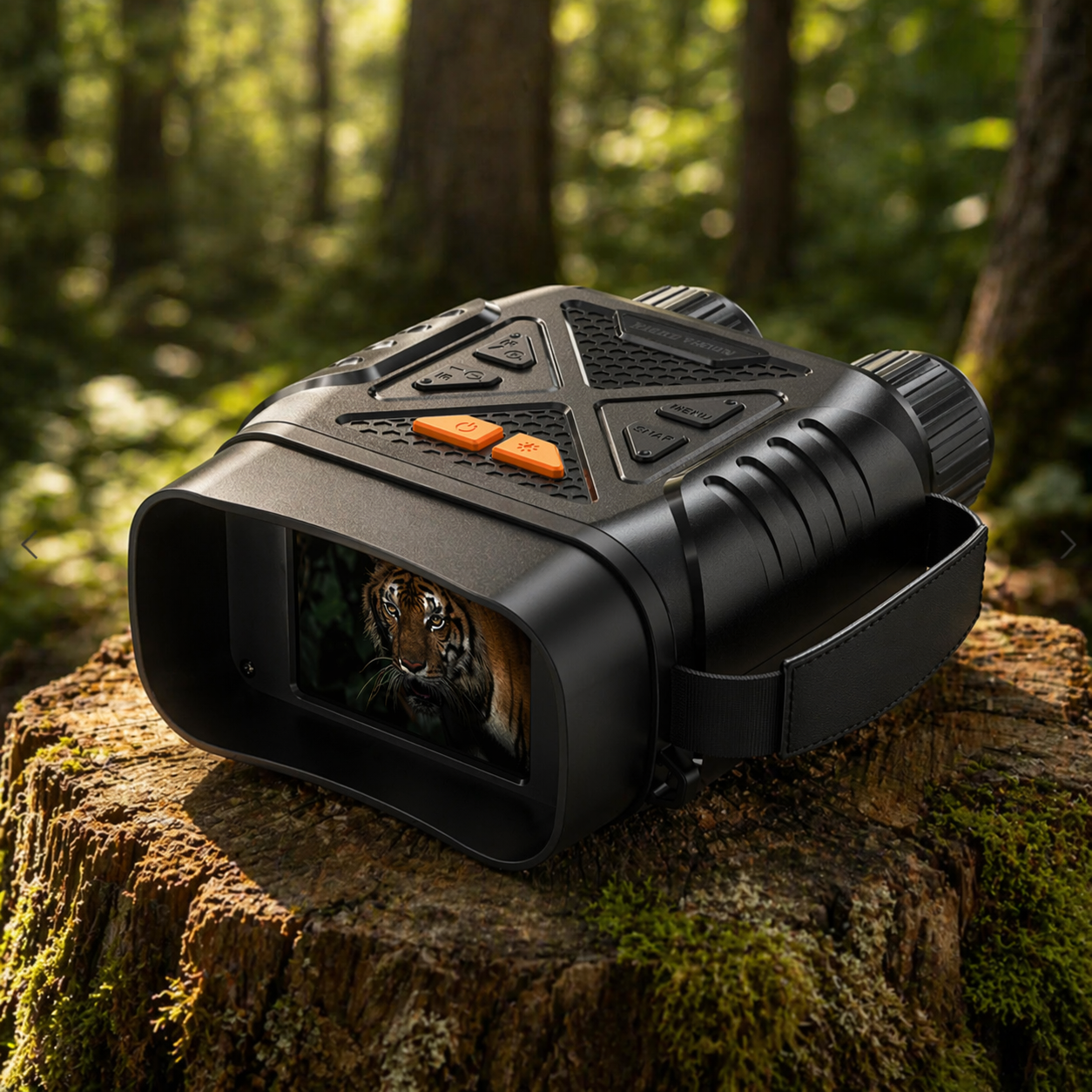 Minener NOX-V2 night vision goggles with 2.8-inch HD screen, 1080P photo video recording.