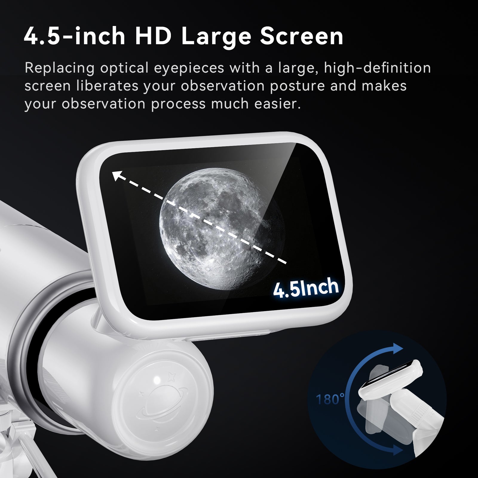 Minener Digital Astronomical Telescope with 4.5" Screen
